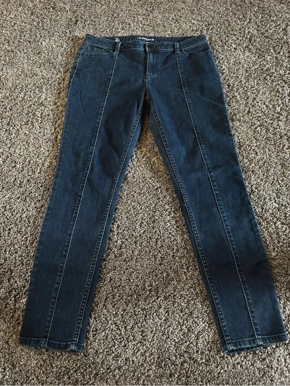 Liz Claiborne Women's Dark Wash Skinny Jeans